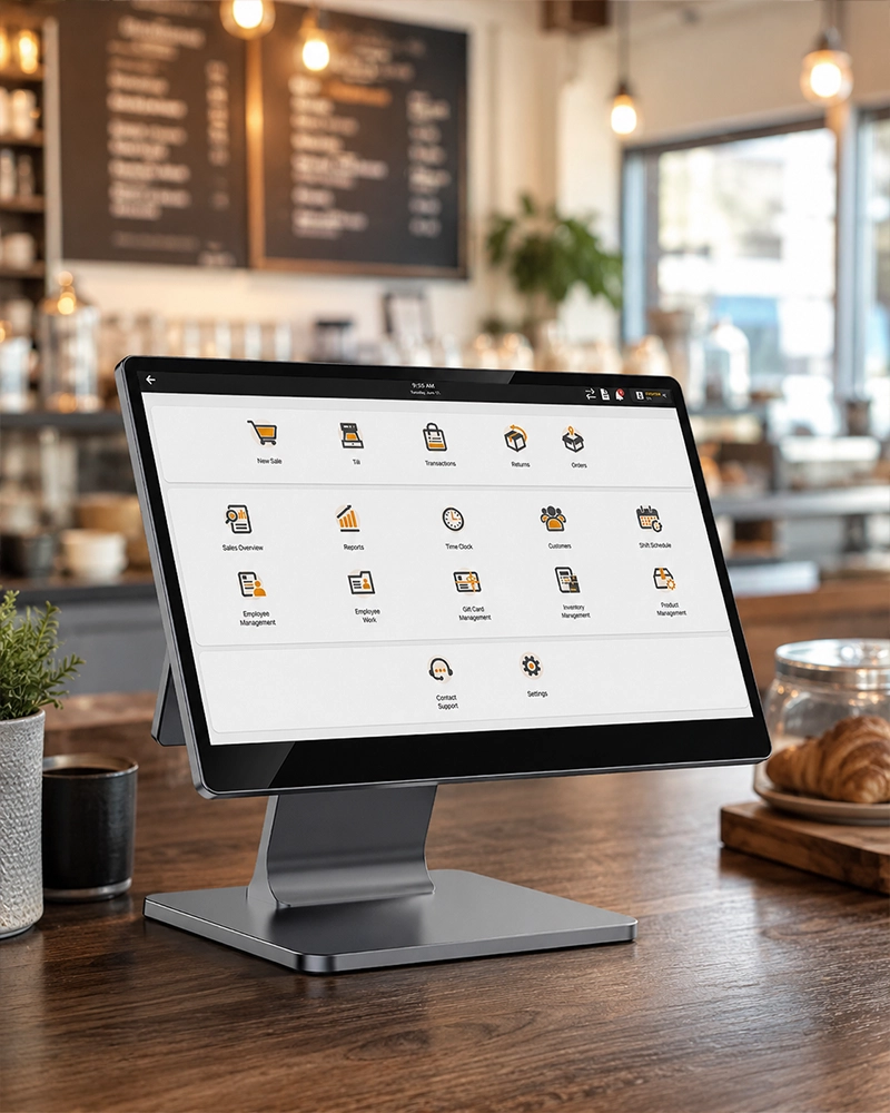 POS in a Cafe