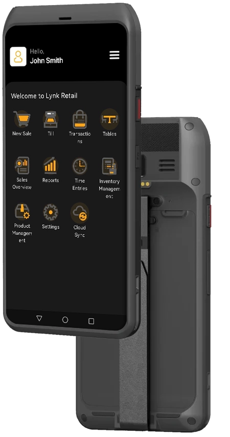 lynk hand held pos scanner